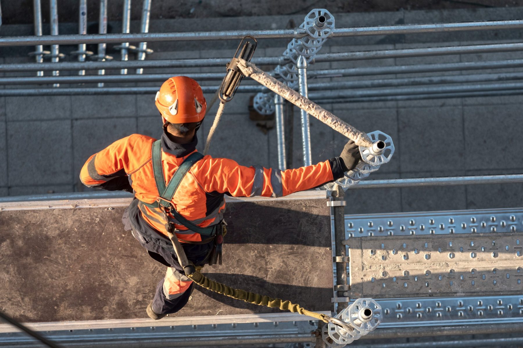 Sécurité agent travaux élevés